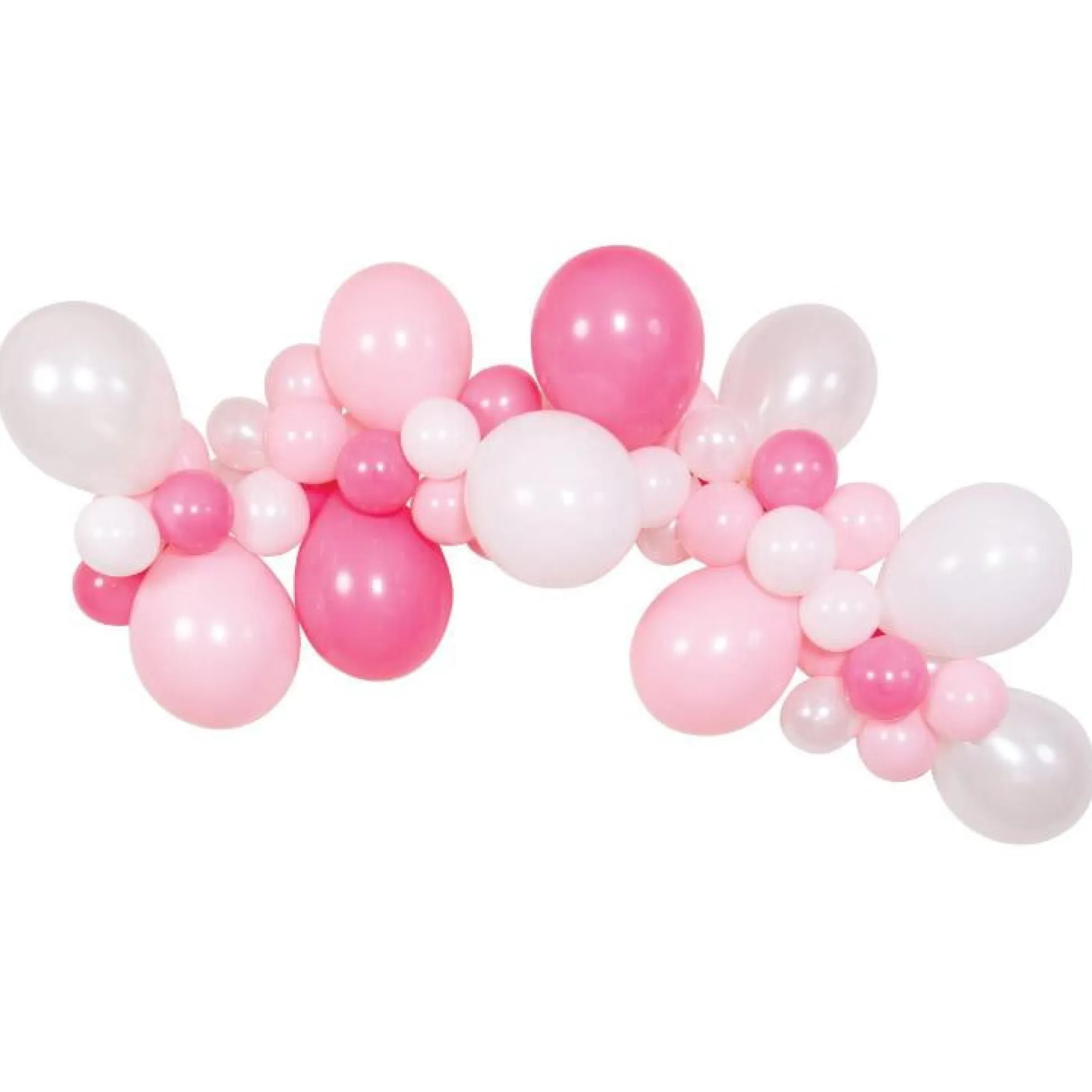 Pink & White Balloon Garland Kit - 6ft.