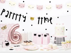 Pink & White Kitty Cat Lunch Napkins 20ct