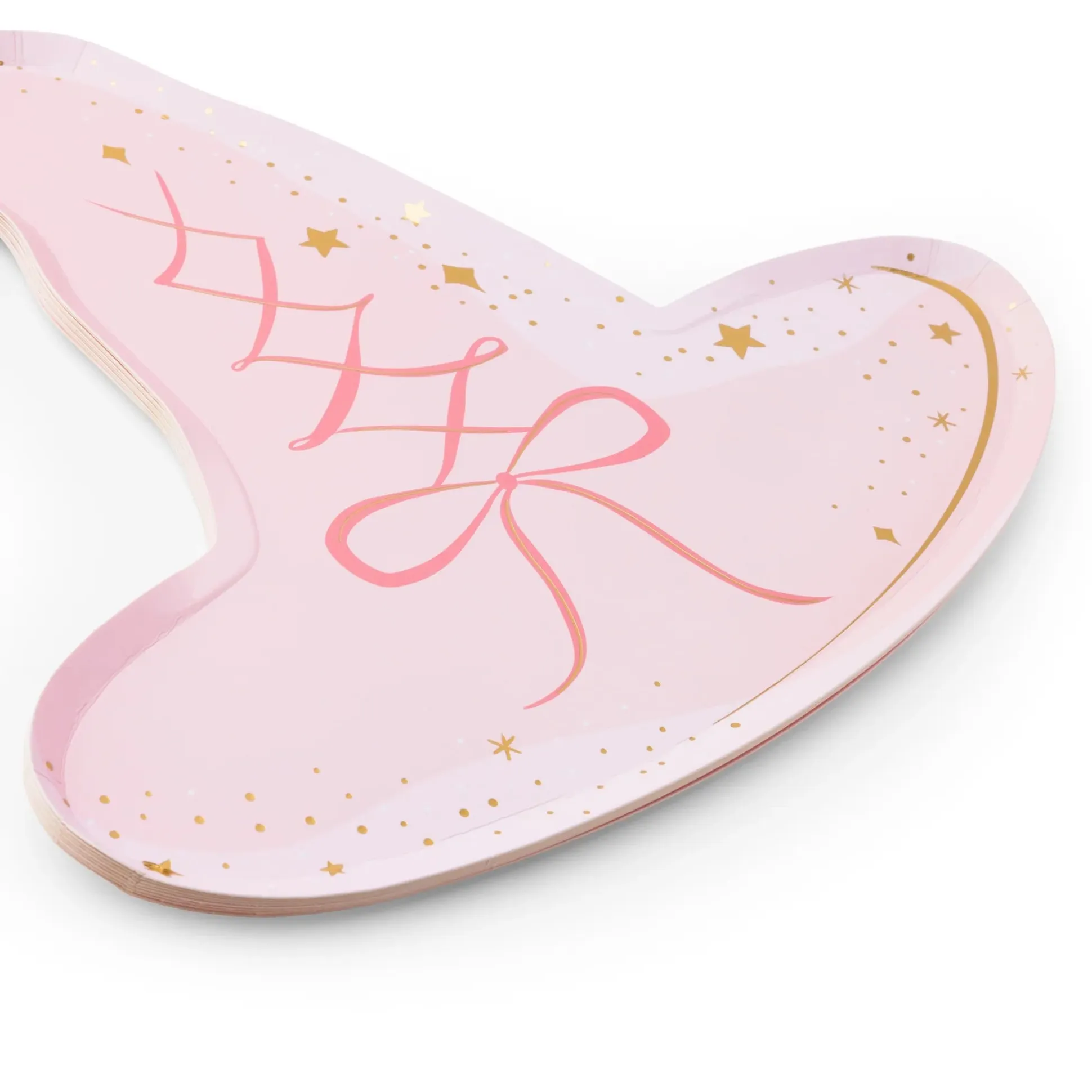 Pink Witch Hat Plates 8ct