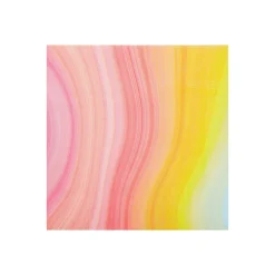 Pink & Yellow Ombre Swirl Lunch Napkins 20ct