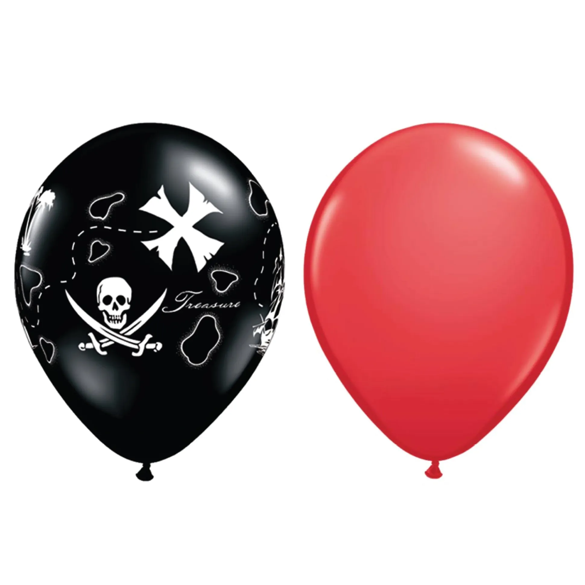 Pirate's Treasure Map Latex Balloons 6ct