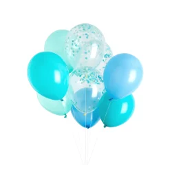 Poolside Blue Classic Balloons 12ct