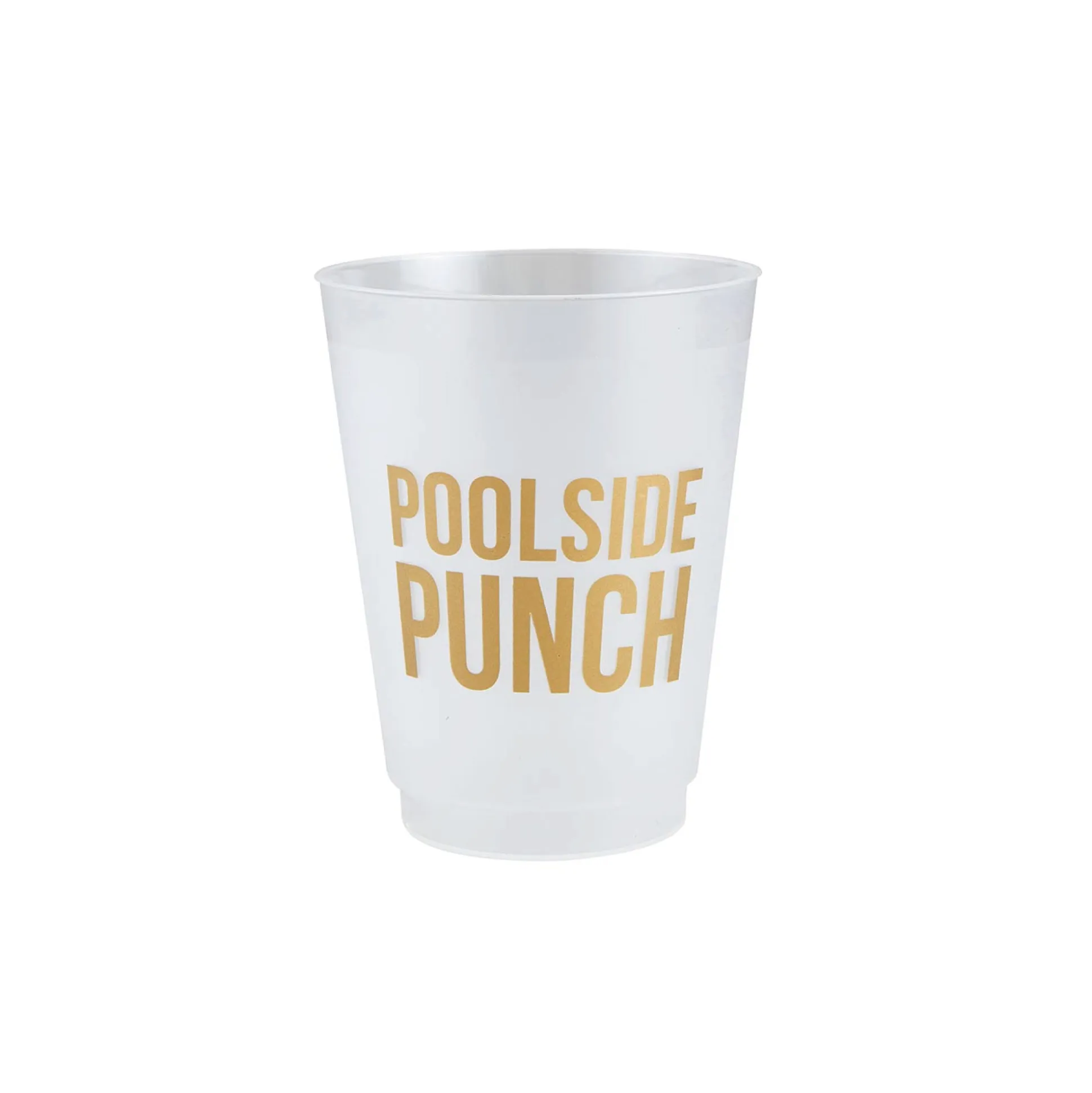 Poolside Punch Frosted Plastic Cups 8ct