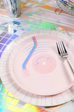 Pop Star Disco Ball Paper Placemats 12ct