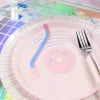 Pop Star Vinyl Record Dessert Plates 8ct