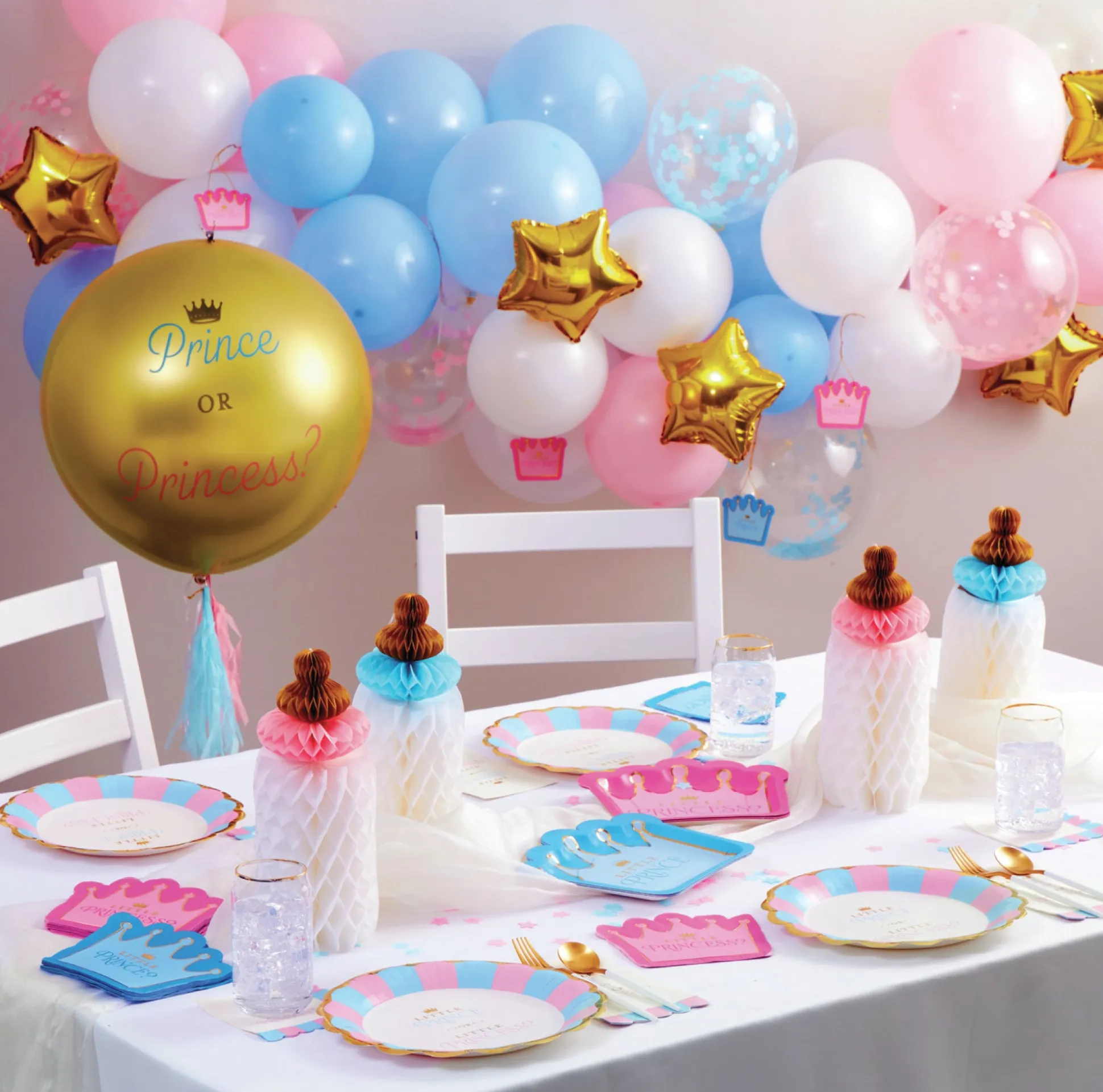 Prince or Princess Dessert Napkins 20ct