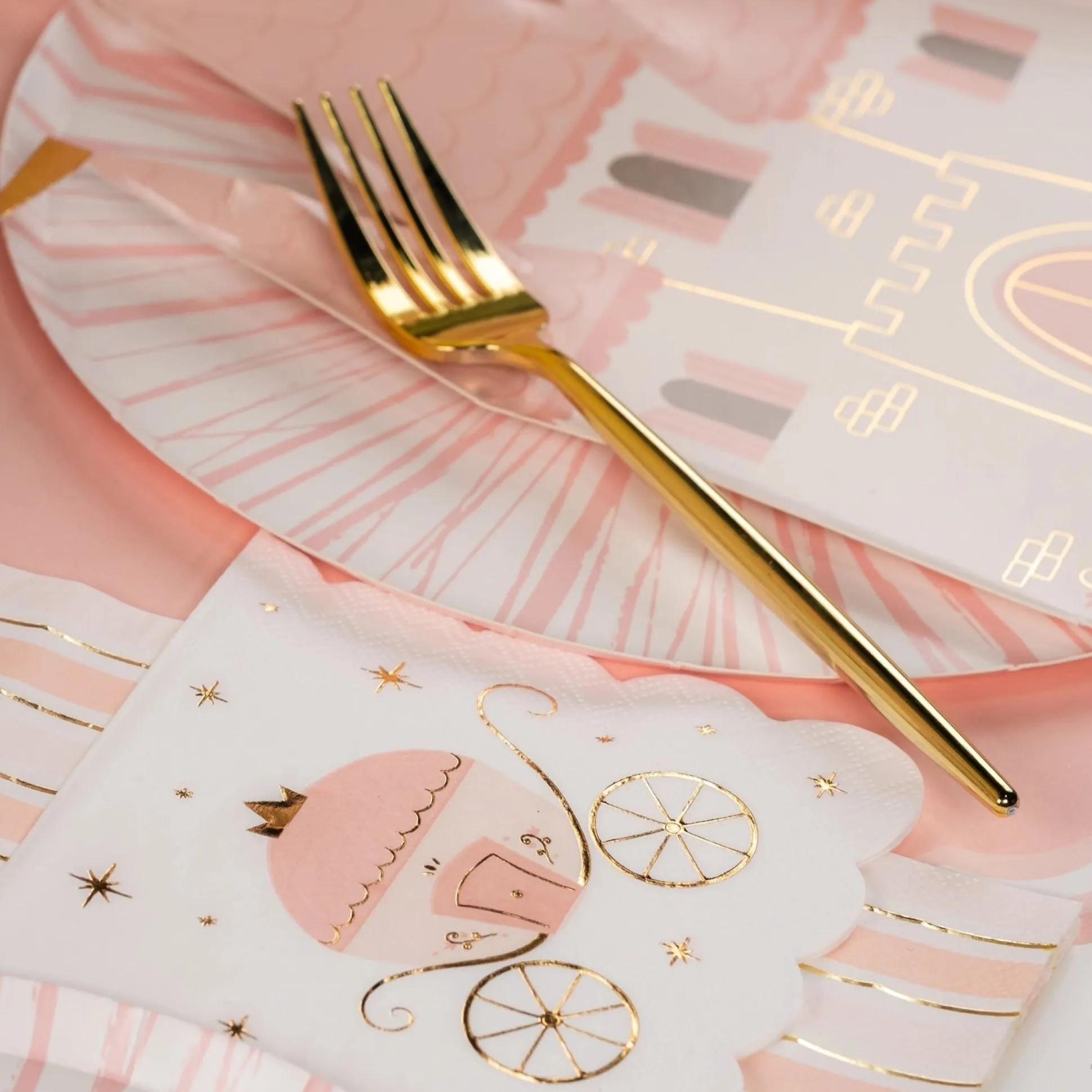 Princess Coach Dessert Napkins 16ct