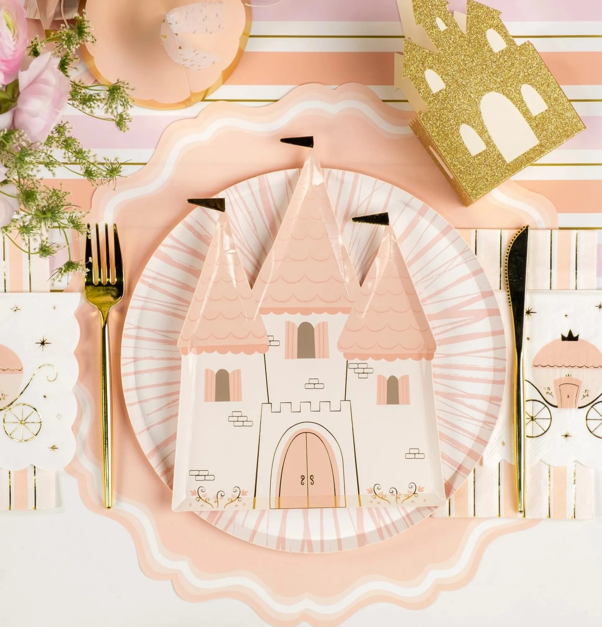 Princess Coach Dessert Napkins 16ct