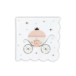 Princess Coach Dessert Napkins 16ct