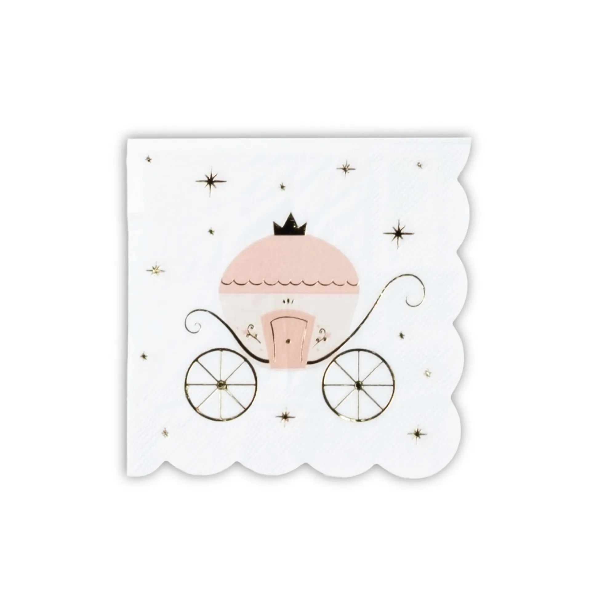 Princess Coach Dessert Napkins 16ct