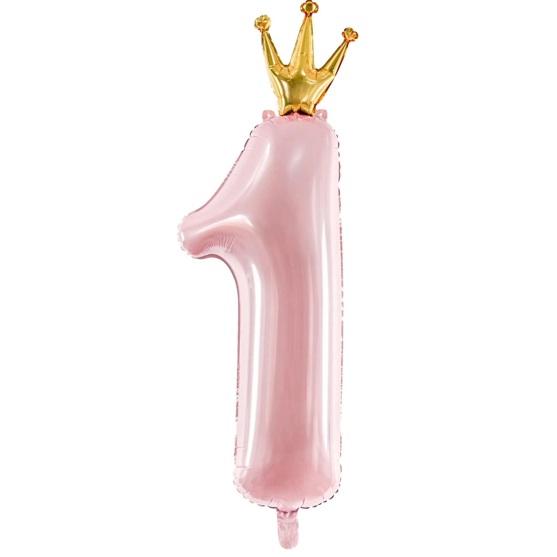 Princess Pink Foil Number 1 Balloon 35.5in