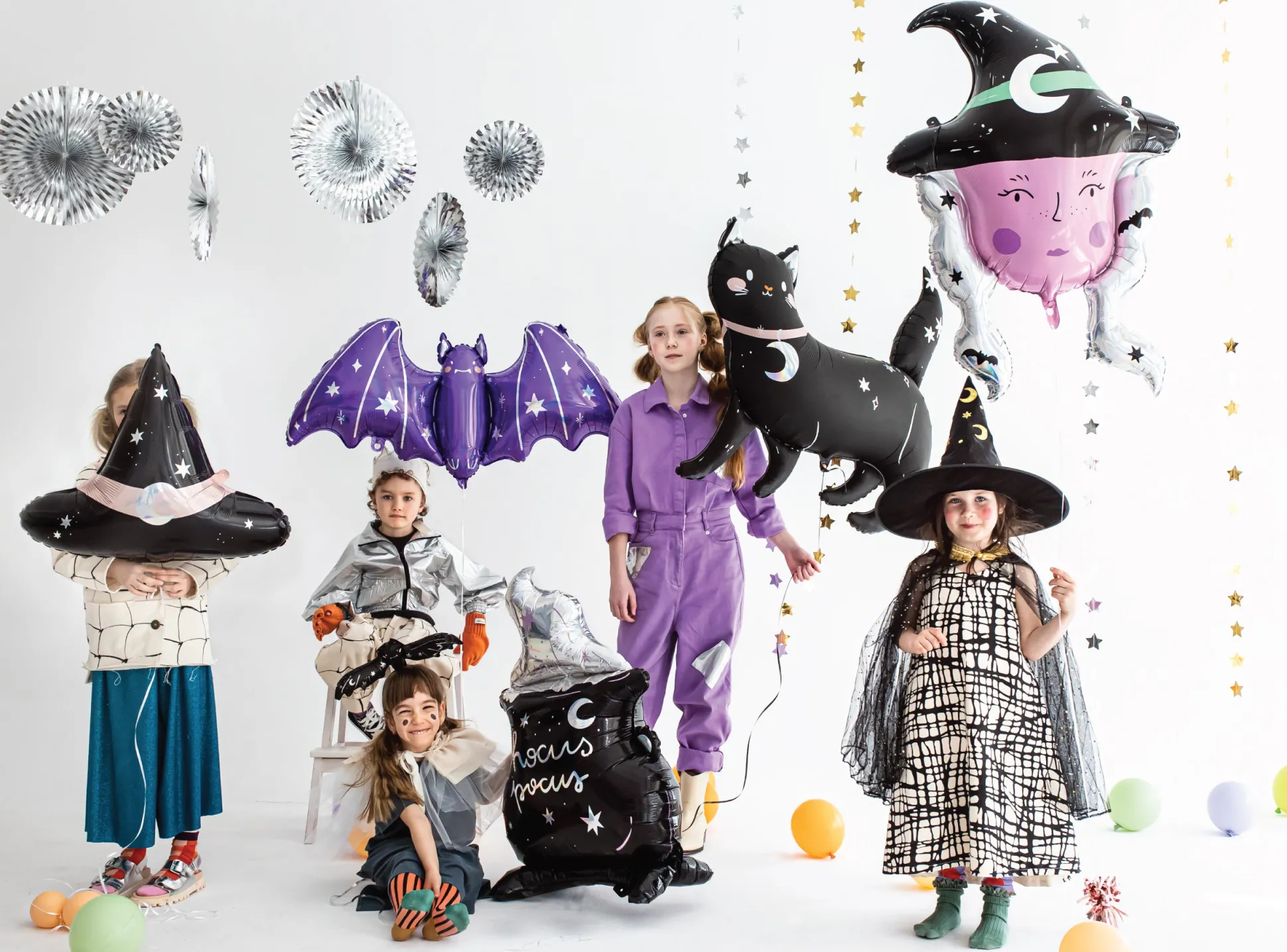 Purple Halloween Bat Balloon 47in