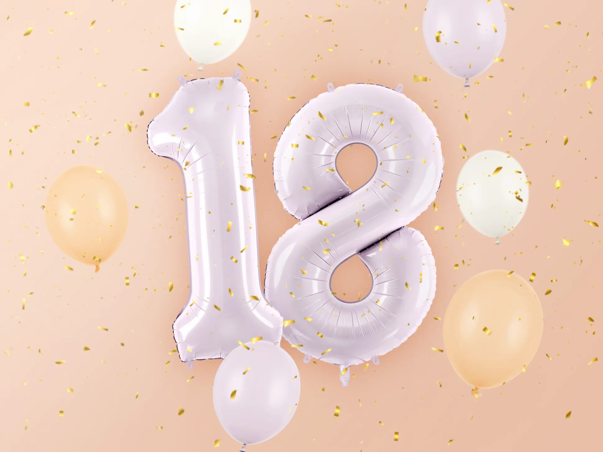 34" Purple Number Balloon 0-9
