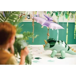Purple Pterodactyl Foil Balloon 45in