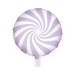 Purple Swirly Lollipop Foil Balloon 14in