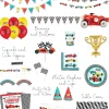 Race Car Birthday Party Invitation
