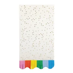 Rainbow Confetti Guest Towels 18ct