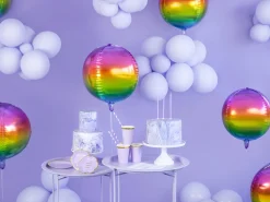 Rainbow Ombre Ball Balloon 16in