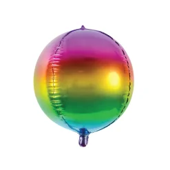 Rainbow Ombre Ball Balloon 16in