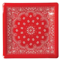 Red Bandana Lunch Plates 8ct