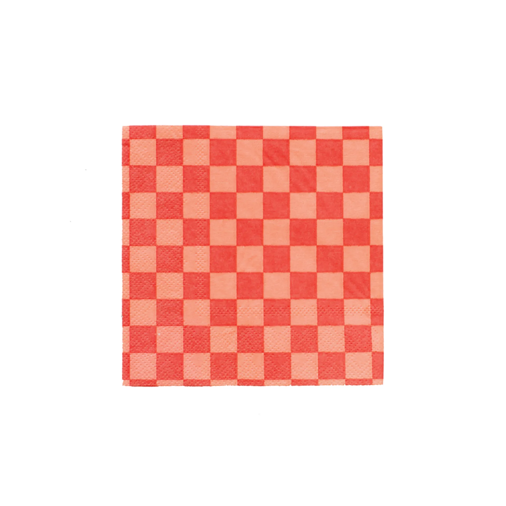 Red Checkered Dessert Napkins 20ct