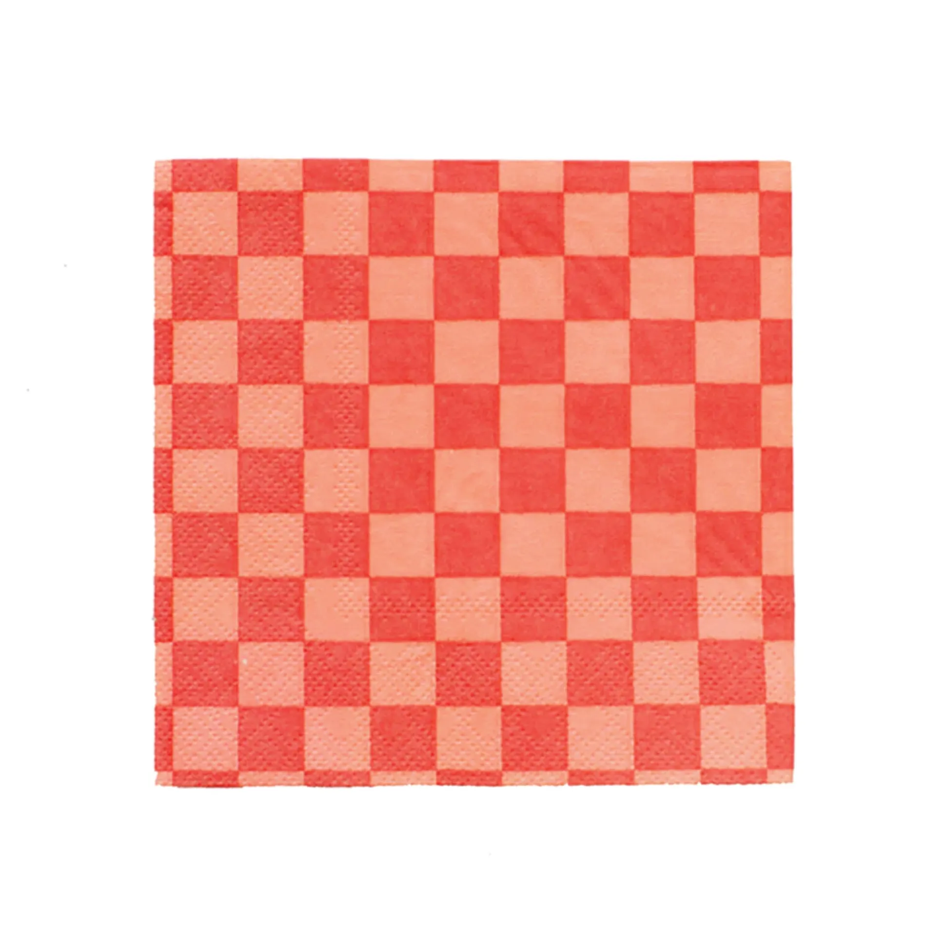 Red Checkered Lunch Napkins 16ct