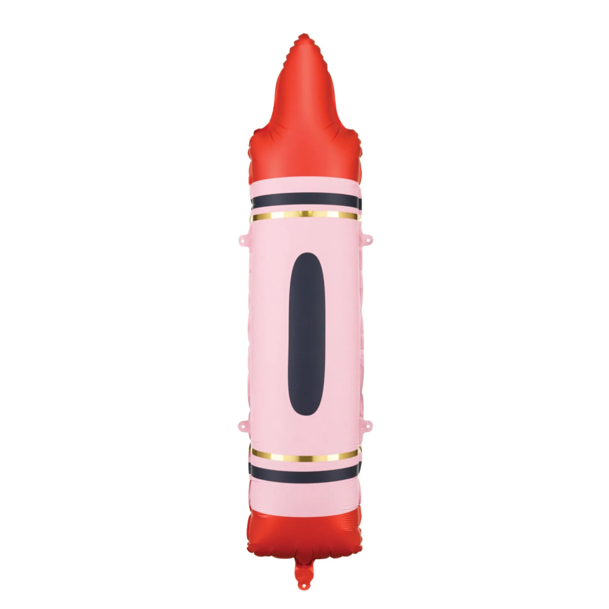 Red Crayon Foil Balloon 41in