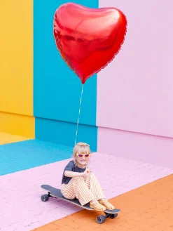 Red Heart Foil Balloon 28in
