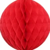 Red Honeycomb Tissue Ball