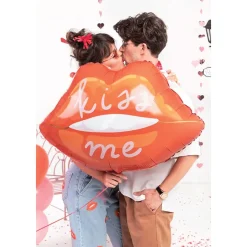 Red Kiss Me Lips Balloon 29in