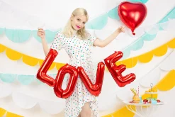 Red LOVE Letter Balloon Phrase 14in