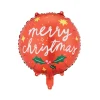 Red Merry Christmas Balloon 14in