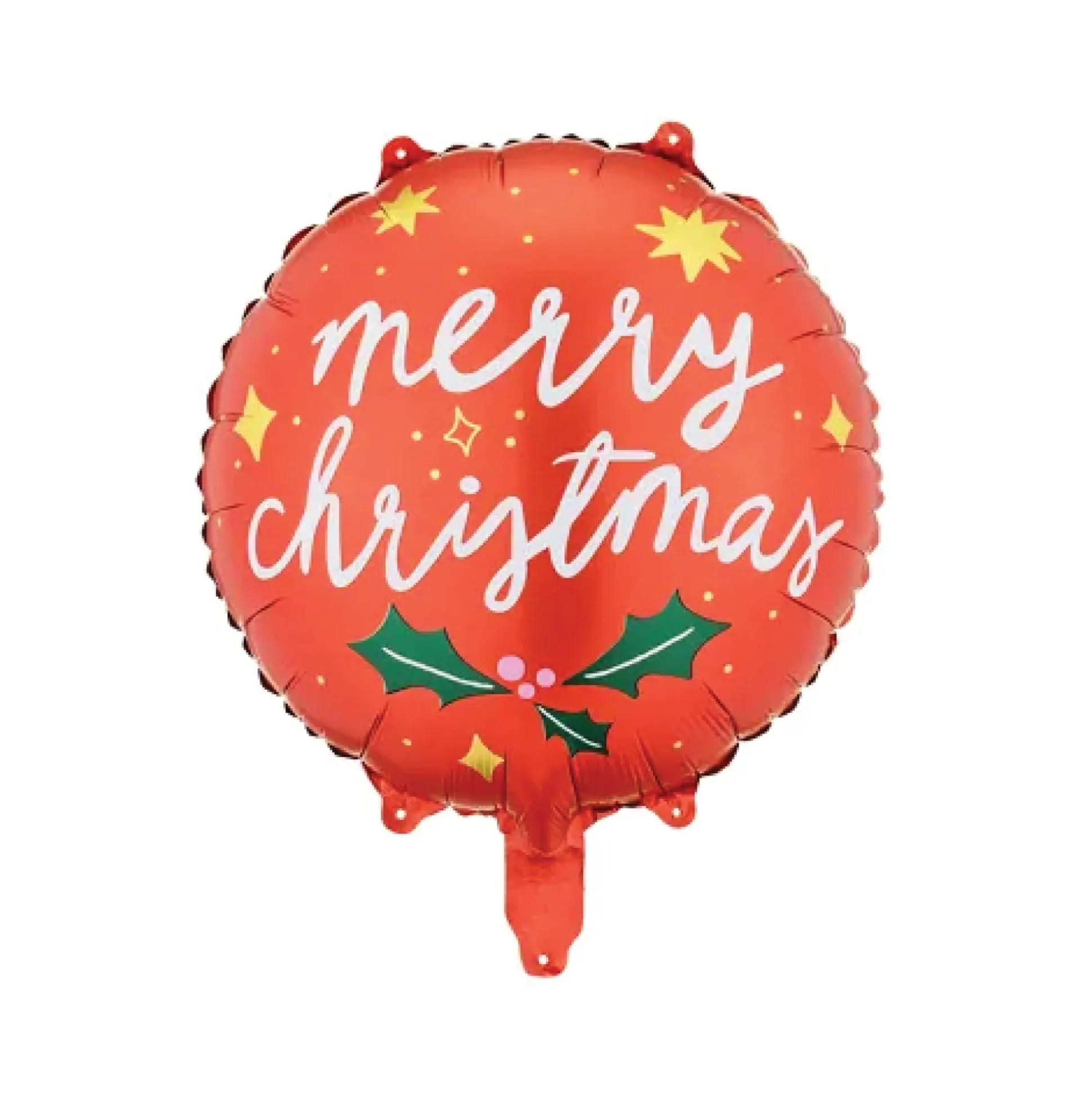 Red Merry Christmas Balloon 14in