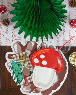 Red Mushroom Lunch Plates 8ct