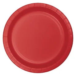 Red Paper Lunch Plates 8ct