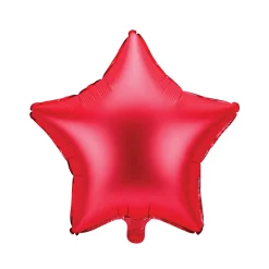 Red Star Foil Balloon 19in