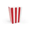 Red Striped Popcorn Boxes 6ct