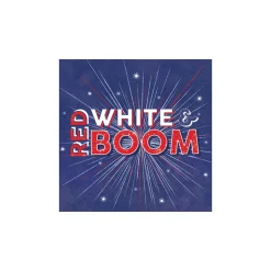 Red, White, & Boom Dessert Napkins 20ct