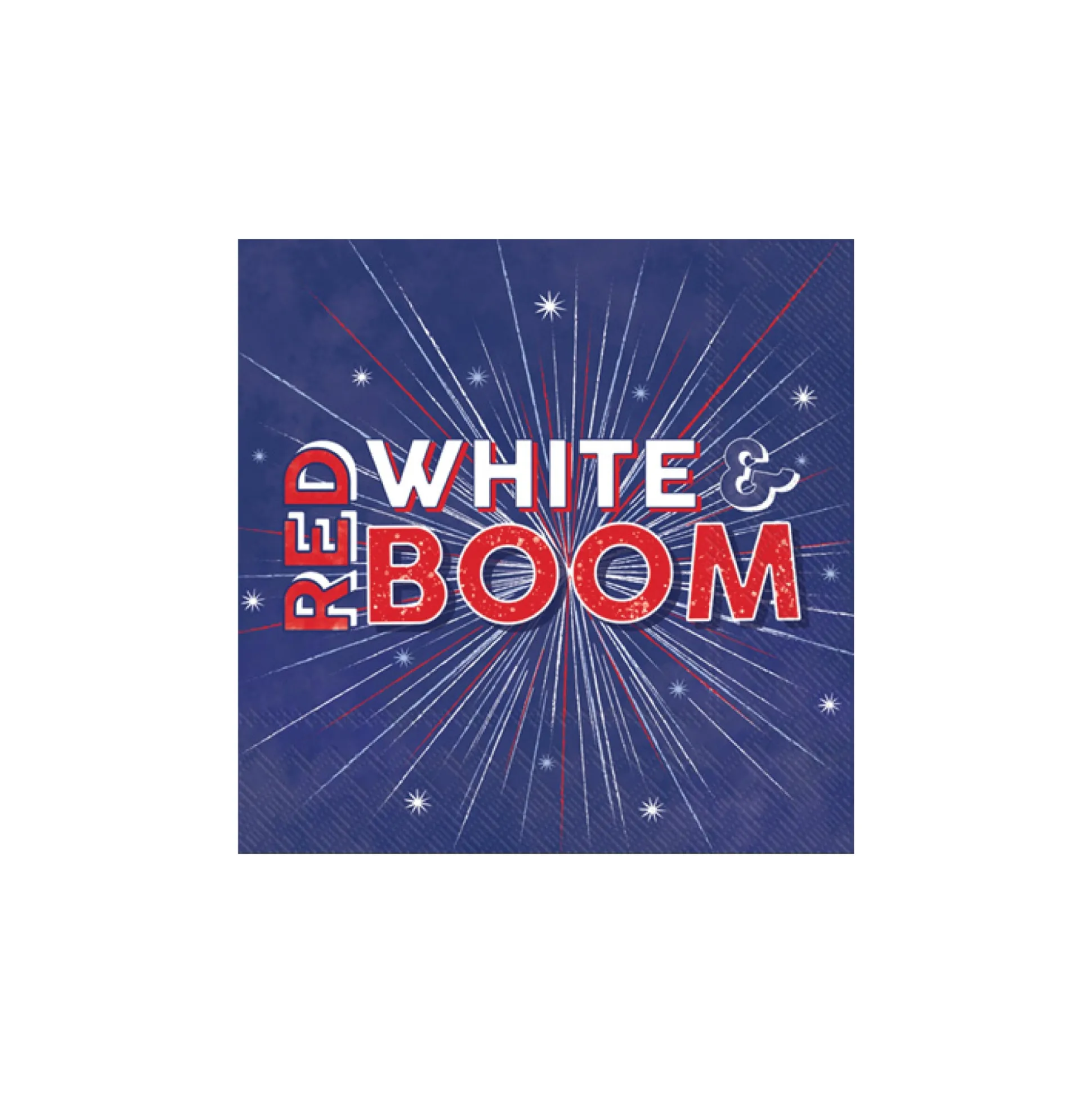Red, White, & Boom Dessert Napkins 20ct