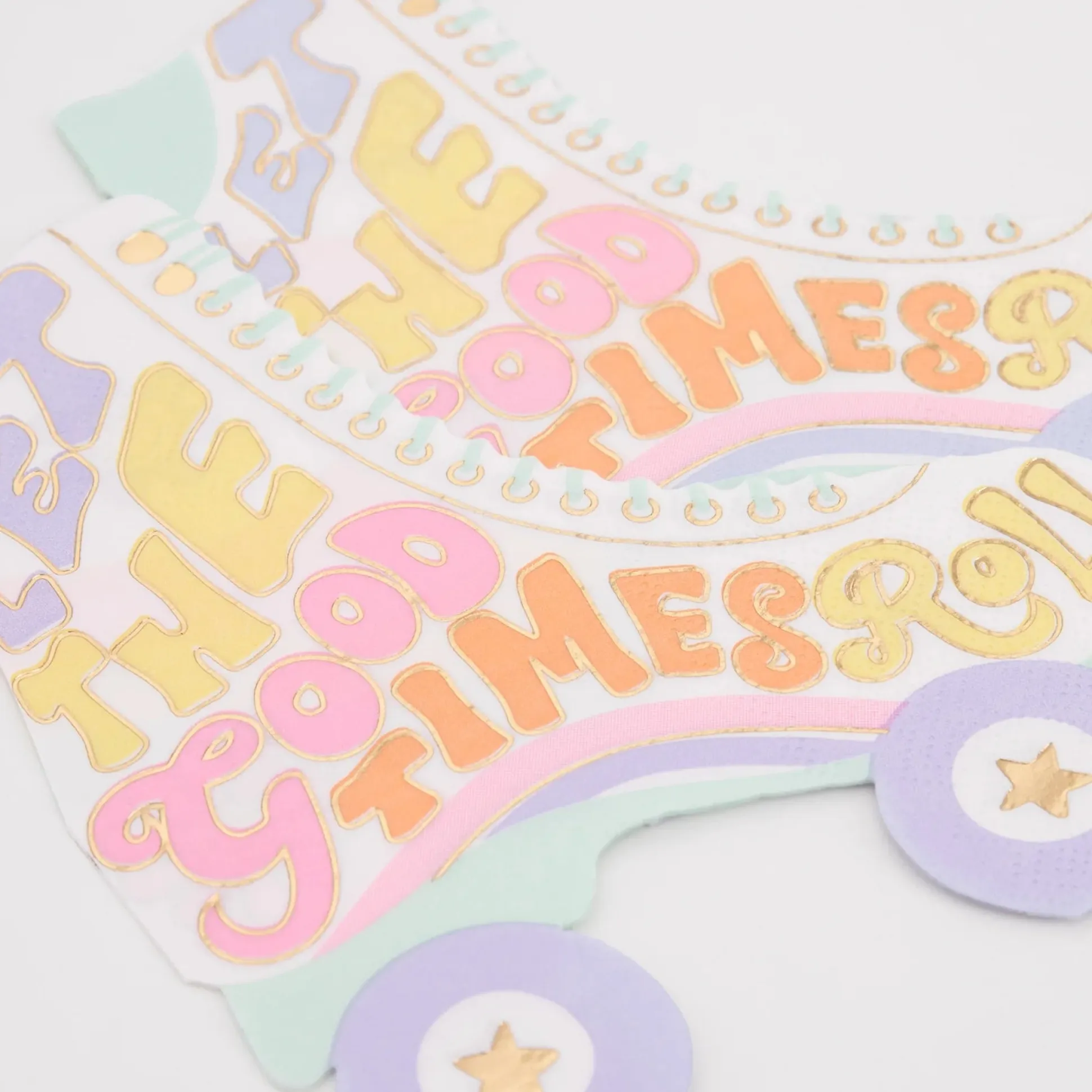 Roller Skate Dessert Napkins 16ct