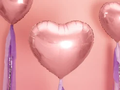 Rose Gold Heart Foil Balloon 18in