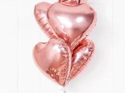 Rose Gold Heart Foil Balloon 18in