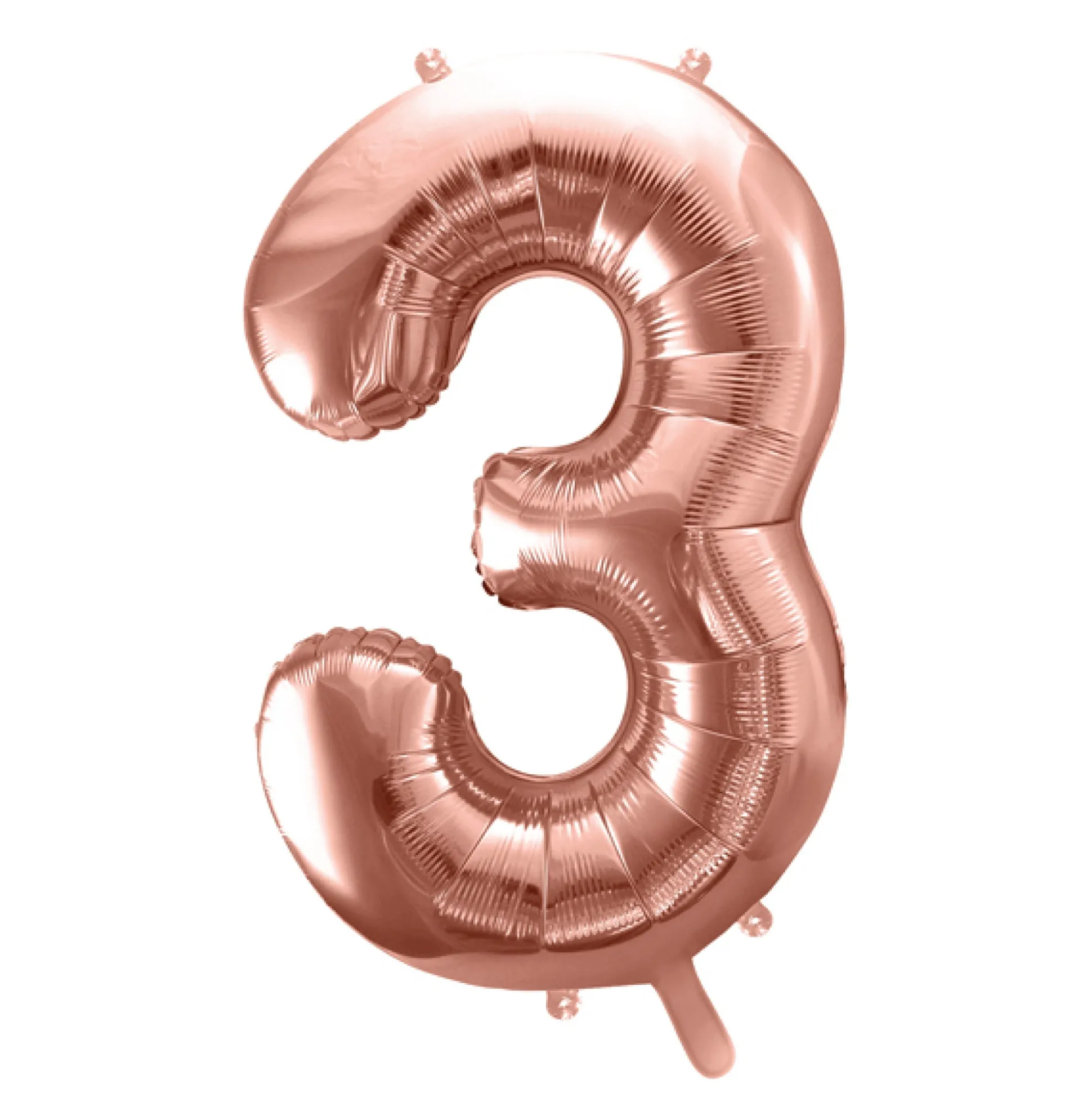 34" Rose Gold Number Balloon 0-9