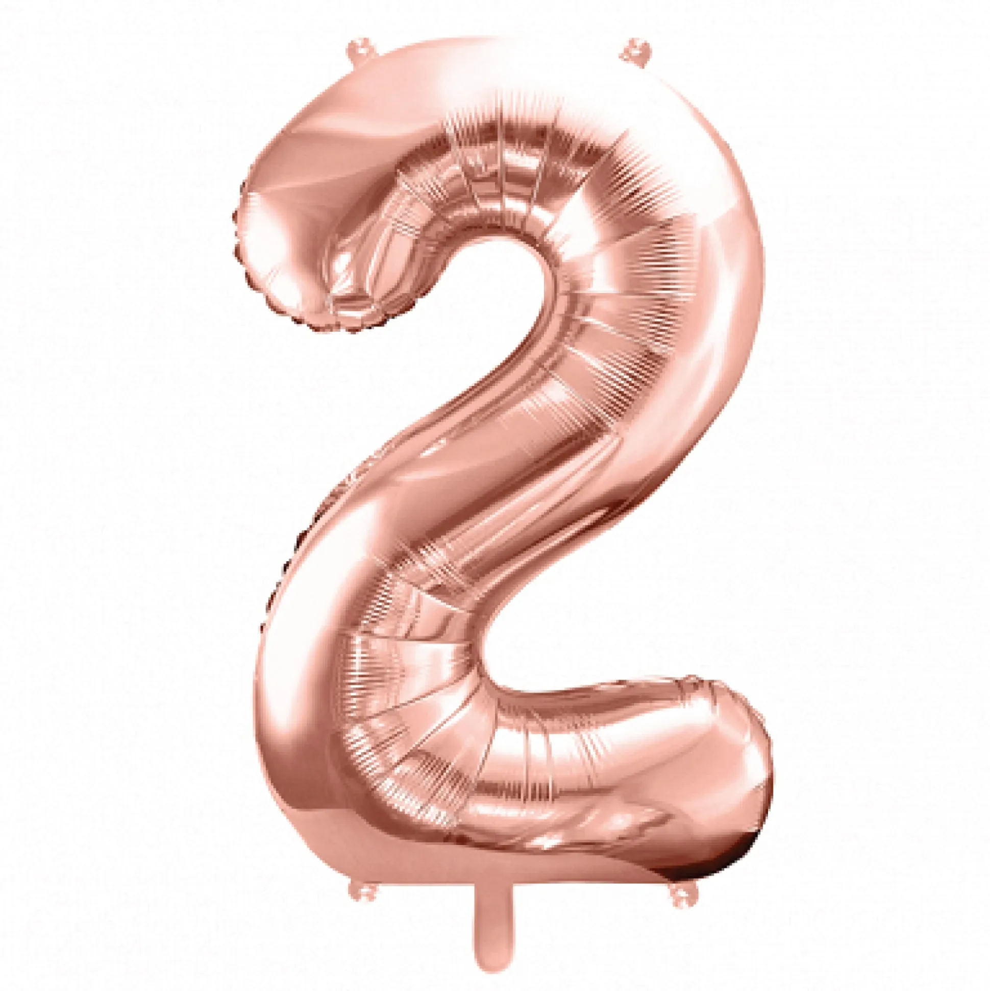 34" Rose Gold Number Balloon 0-9