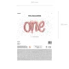 Rose Gold One Script Foil Balloon 26in