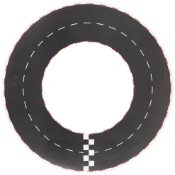 Round Race Track Paper Placemats 12ct