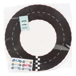 Round Race Track Paper Placemats 12ct