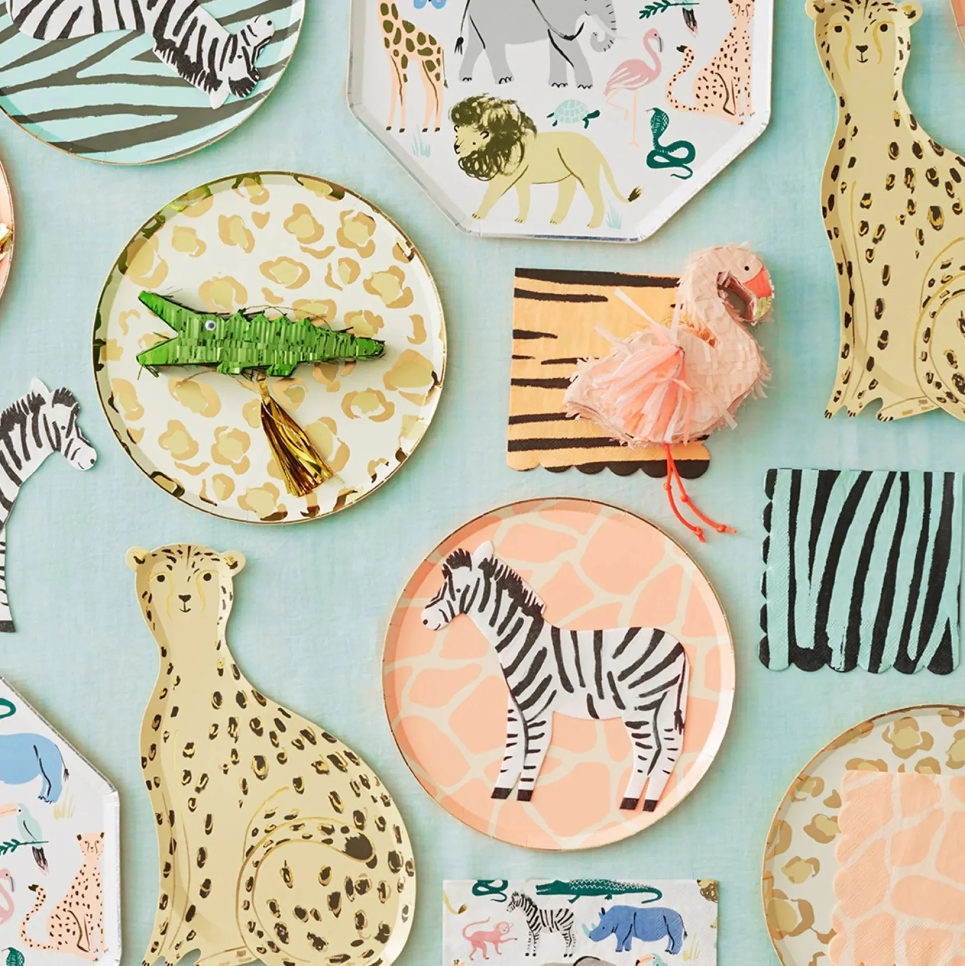 Safari Animal Print Dessert Napkins 16ct