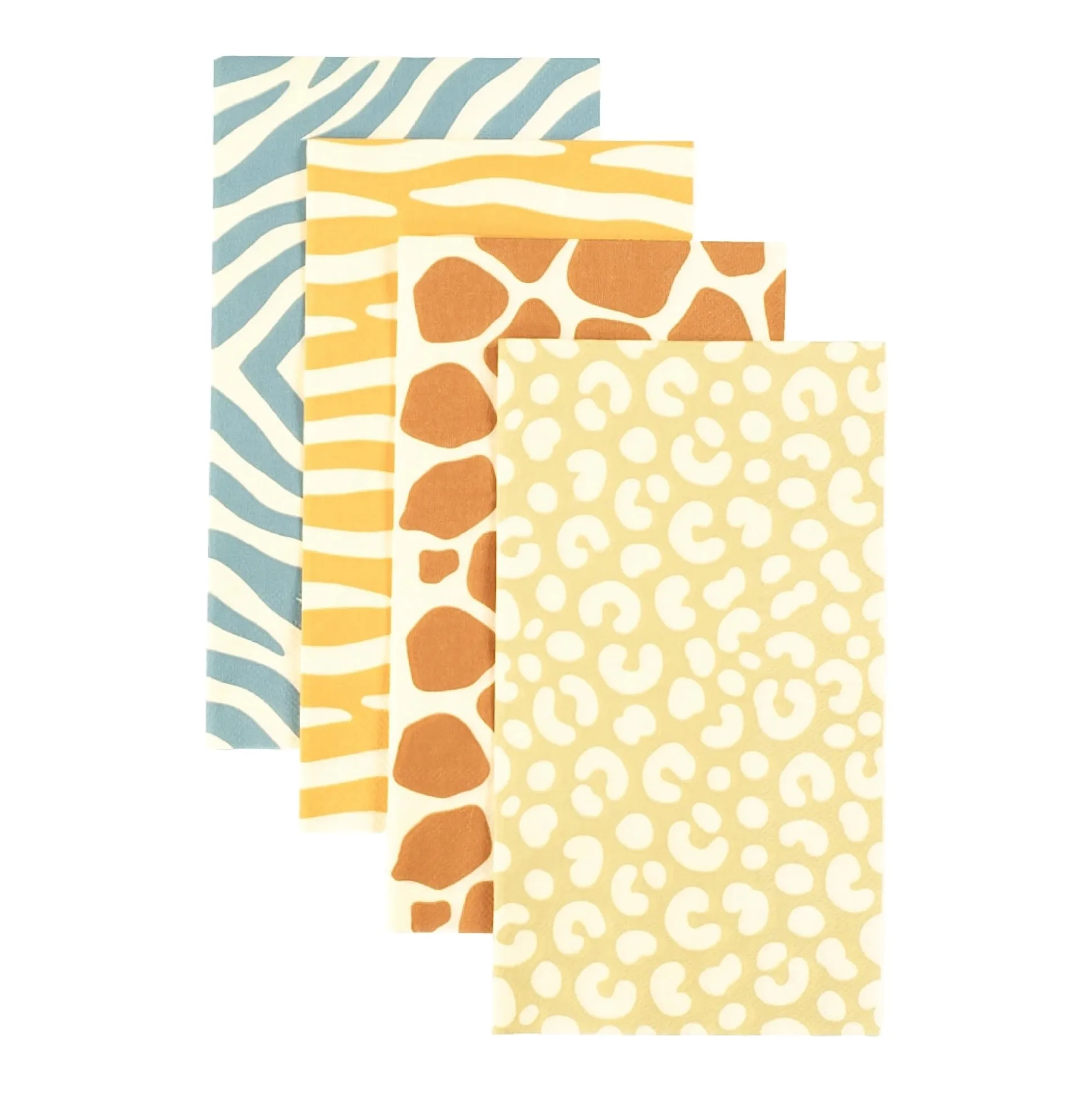 Safari Animal Print Guest Towels 16ct
