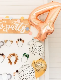 Safari Animal Print Latex Balloons 8ct